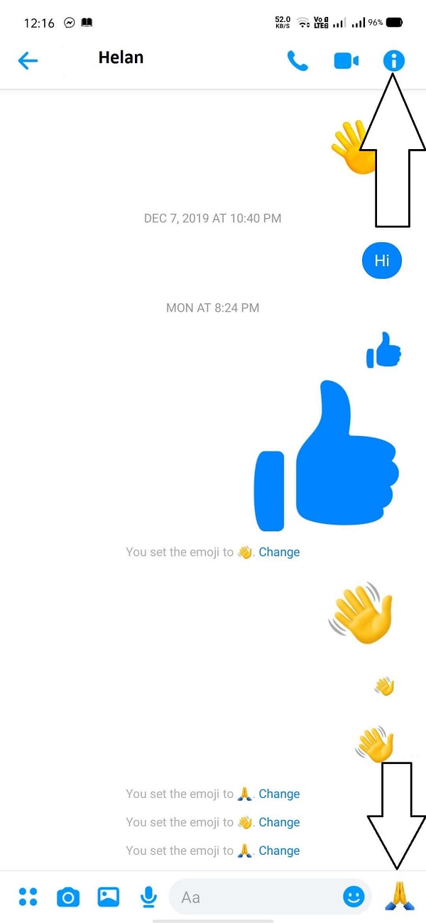 how to wave on messenger application