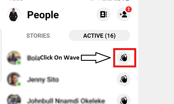 how to wave on messenger