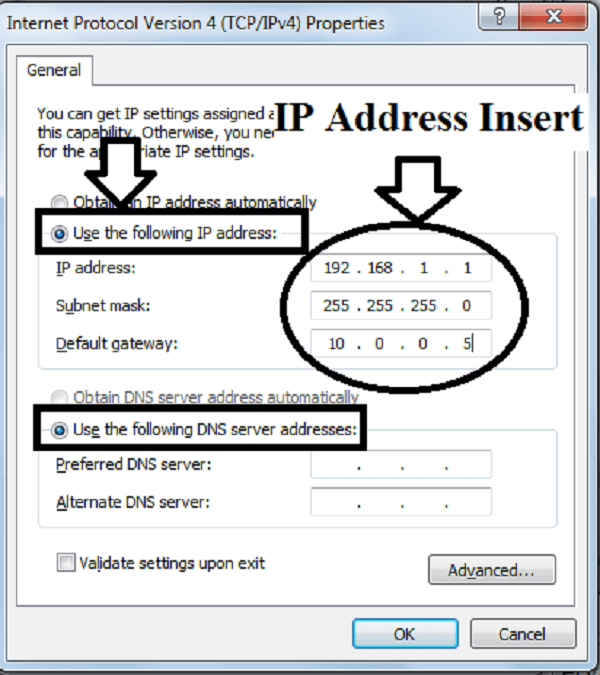 change IP Address Windows 10