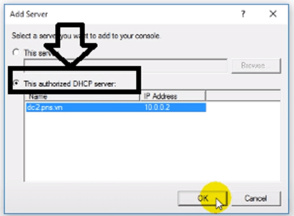 dhcp server windows 10